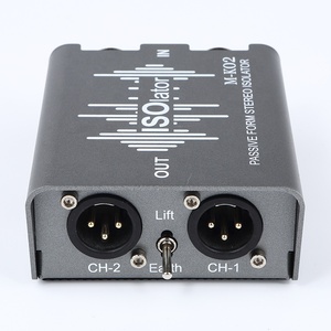 Two Way XLR <strong>Audio</strong> Isolator Dual XLR+6.35 <strong>Input</strong> and Dual XRL <strong>Output</strong> - Product Image 2
