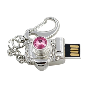 Precio bajo joyería USB memoria flash Almacenamiento 256GB OEM forma de cámara USB Flash pen drive - Product Image 2