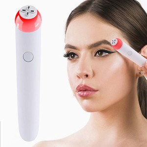 RF Eye Massager Wand with Led Light Eye Cream Booster with Red Mode, Fine Lines <strong>Remover</strong> Anti Wrinkle Device - Product Image 1