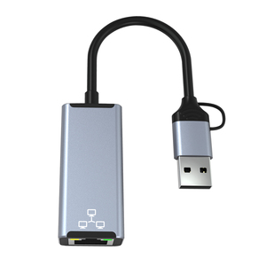 High Quality Aluminum Alloy Shell <strong>USB</strong> C/<strong>USB</strong> a External Network Card for Mobile Phones with <strong>USB</strong> C/<strong>USB</strong> - Product Image 3