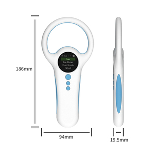 เครื่องอ่านไมโครชิป134.2kHz 125kHz สำหรับสัตว์เลี้ยงเครื่องสแกนชิปสัตว์ FDX-B EMID 500บันทึกความจำเครื่องอ่านแท็กสัตว์ - Product Image 6