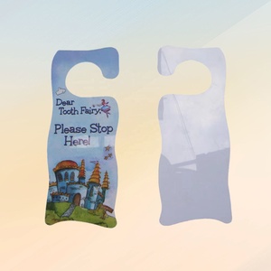 Custom Paper Cardboard Door Hanger PVC Flyer with Double Side Offset Printing for <strong>Real</strong> Estate Promotion Gift Business <strong>Card</strong> - Product Image 5