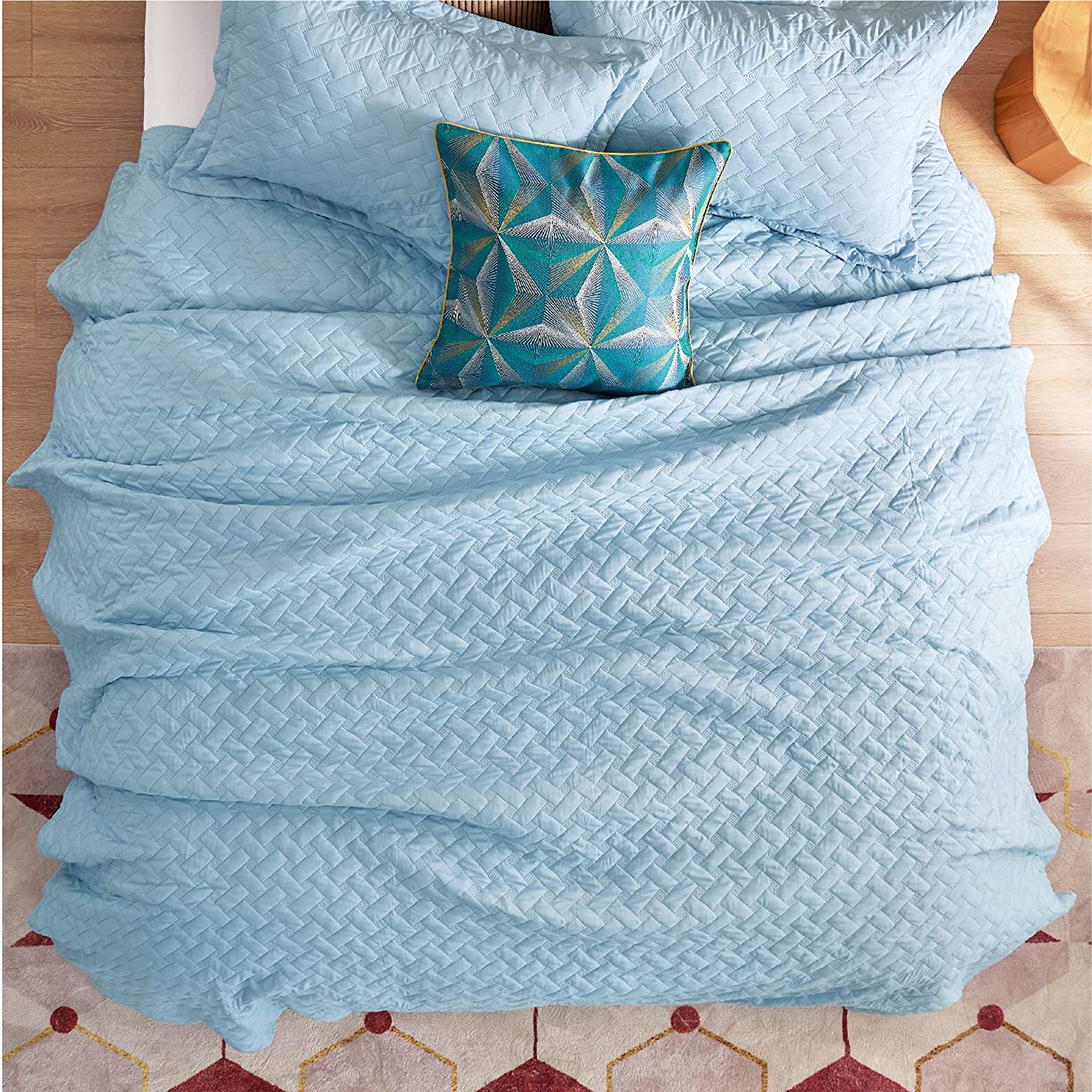 Lightweight Quilt cover summer soft cotton bed set furniture