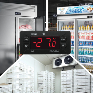 Controlador de temperatura de refrigeración Eliwell, controlador de temperatura Digital, compresor 16a con sonda de acero inoxidable, - Product Image 1