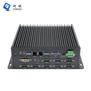Eingebetteter PC Intel J1900 J6412 4-10. i3 i5 i7 DDR4 MSATA HD VGA DVI 2 LAN 10 RS232 DB9 COM SIM GPIO Linux industrieller lüfter loser PC