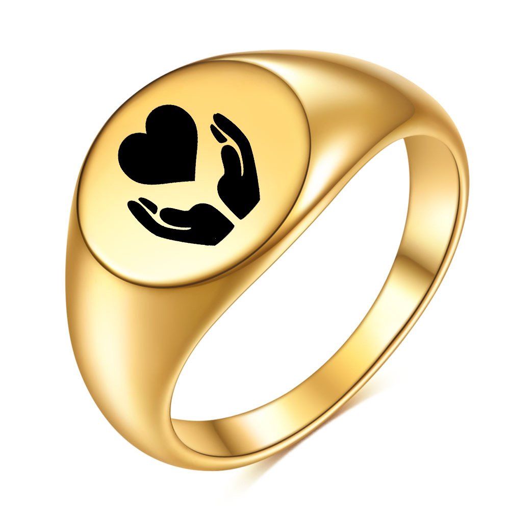 Small round gold