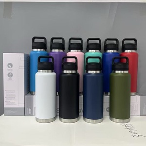 Tùy chỉnh bán buôn 18OZ phong cách thể thao chai nước thẳng termos thép không gỉ Slim Travel nhiệt flasks với Chug Nắp - Product Image 5