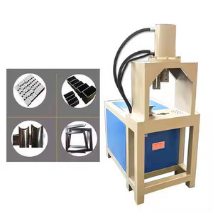Venta caliente Muti Función Tubo Aplanamiento Punzonado Corte Tubo cuadrado Ángulo Máquina de muescas Tubo de acero inoxidable Máquina de muescas - Product Image 3