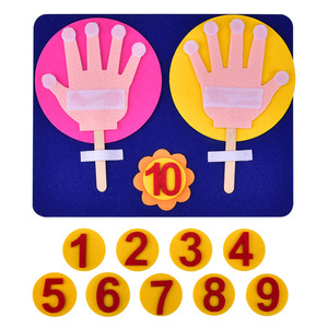 2023 Design Addition and Subtraction Children's Education Felt Toy Set Finger <strong>Number</strong> <strong>Counting</strong> Math Board for Kids - Product Image 6