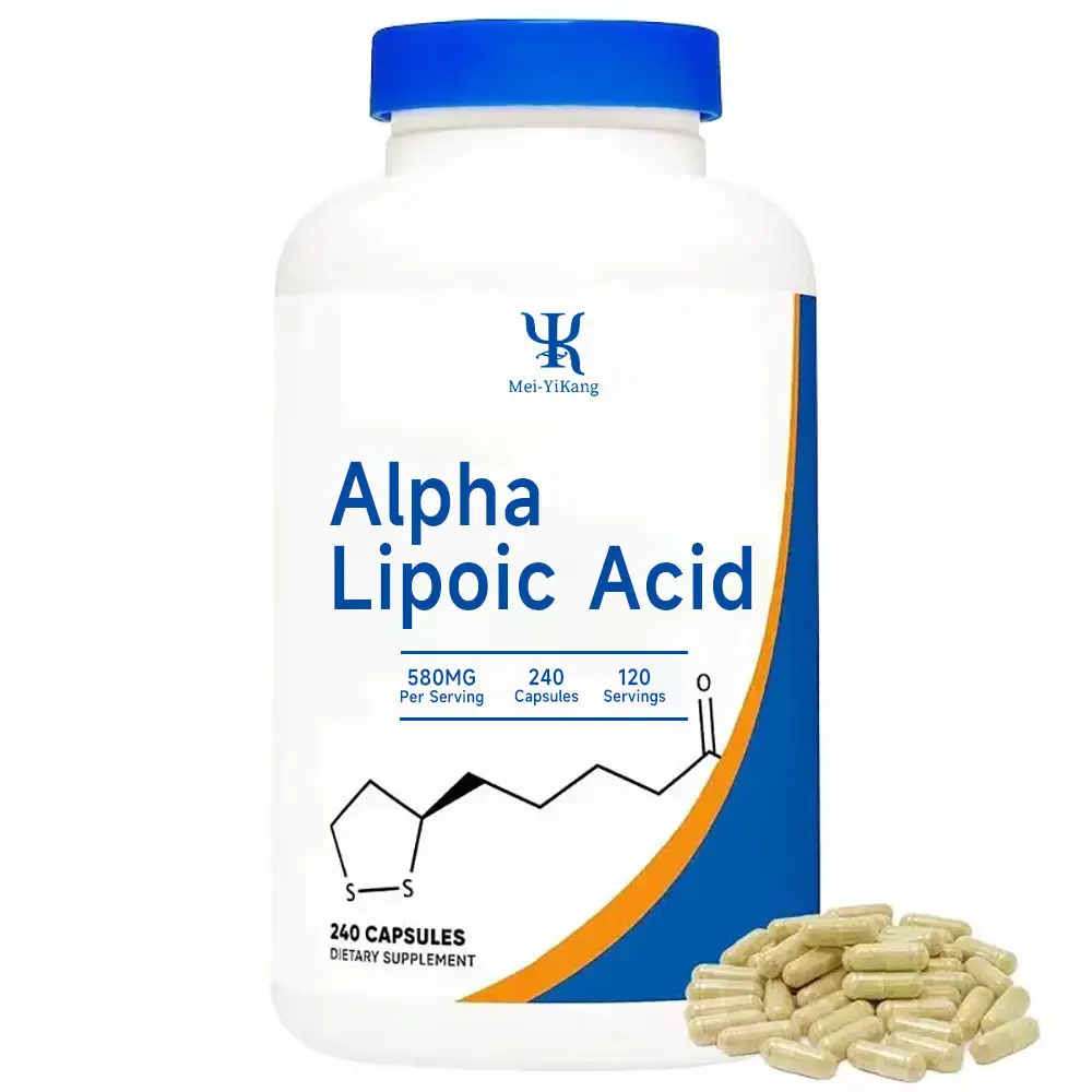 Custom high quality Dietary Supplement Support Antioxidant Health Vegetable Capsule Alpha Lipoic Acid capsules 600mg 240 capsule