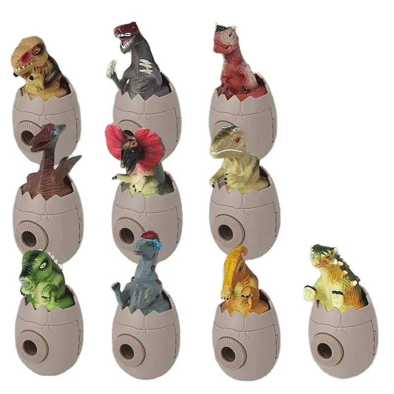 Divertente uccelli proiezione luce Set di uova giocattoli per bambini giocattoli educativi divertenti luce di plastica uova di dinosauro giocattoli per bambini