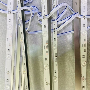 Project Model IP20 12V SMD2835 12leds/bar <strong>Led</strong> Hard Strip Light with lens Pcb Backlight For Advertising Light Boxes