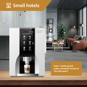 Máquina automática do café do Desktop com tela táctil esperto
