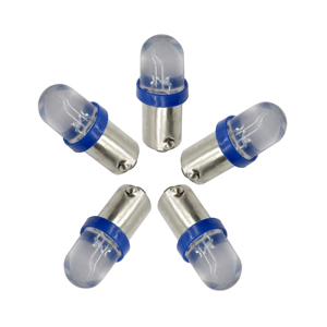 Autodragons Pinball 6.3 โวลต์ AC DC LED สีฟ้ารอบเปลี่ยนหลอดไฟ 44/47 กําไลฐาน BA9S LED เครื่อง Pinball หลอดไฟ - Product Image 4