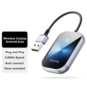 Phổ xe ai BOX ANDROID 13 xe DVD Player Dongle cắm không dây Android Auto Carplay Adapter cho Ford 2022 2024 maverick - Product Image 1