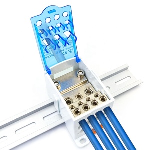 UKK 500A 690V1入力11出力ネジマウントバスバーユニポーラ配電ボックス電気端子ブロックコネクタ - Product Image 1