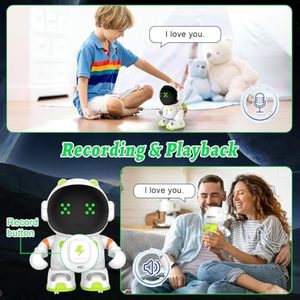 EPT-Robot inteligente de juguete con sensor táctil y control de voz, juguetes robóticos para niños, robot interactivo parlante con canto y baile - Product Image 4