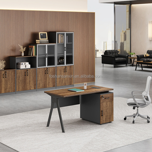 Sanxin Design Comfortable Professional Modern Office <strong>Computer</strong> <strong>Table</strong> Office Desk with <strong>Three</strong> Drawers - Product Image 5