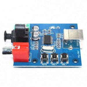 PCM2704音频数模转换器USB至S/PDIF声卡hifi数模转换器解码器板3.5毫米同轴光纤输出 - Product Image 3