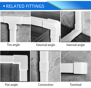 OEM Yitkor Electric Wireway Cable Channel Square Underfloor Plastic <strong>Trunking</strong> 2X2 Compartment <strong>Trunking</strong> PVC Types of Cable Duct - Product Image 6