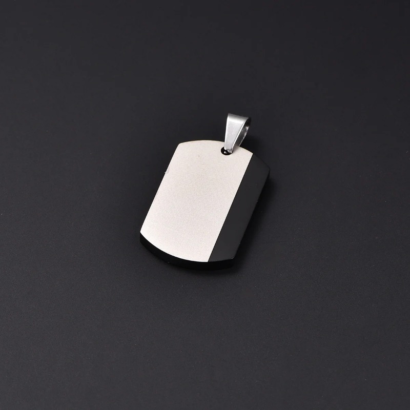 Pendentif ArgentNoir