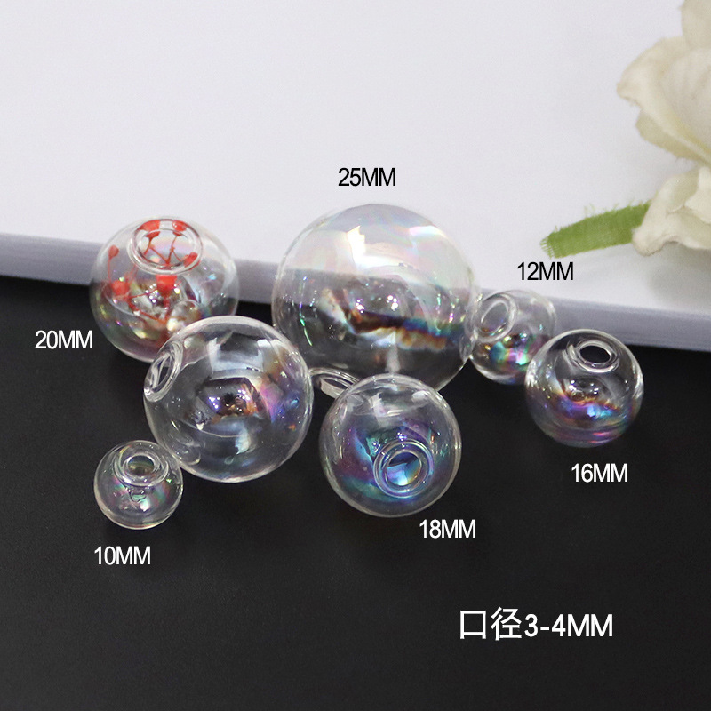 Boule de verre monotrou couleur AB