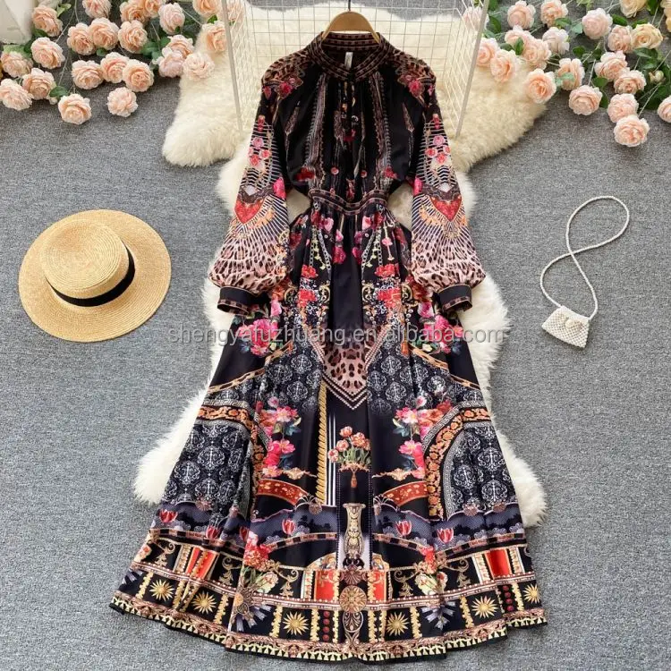 Summer Casual Dresses 2022 Loose Colorful Short-sleeve Dress Ladies Beach dress