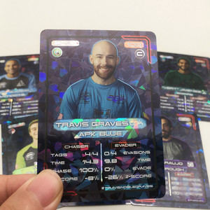 Spor ticaret kağıdı kart oyunu set holografik kart üretimi