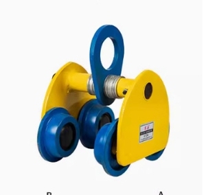 Fabrika özelleştirilmiş 0.5 ton I çelik kaldırma işletilen manuel el itti ışın arabası - Product Image 6