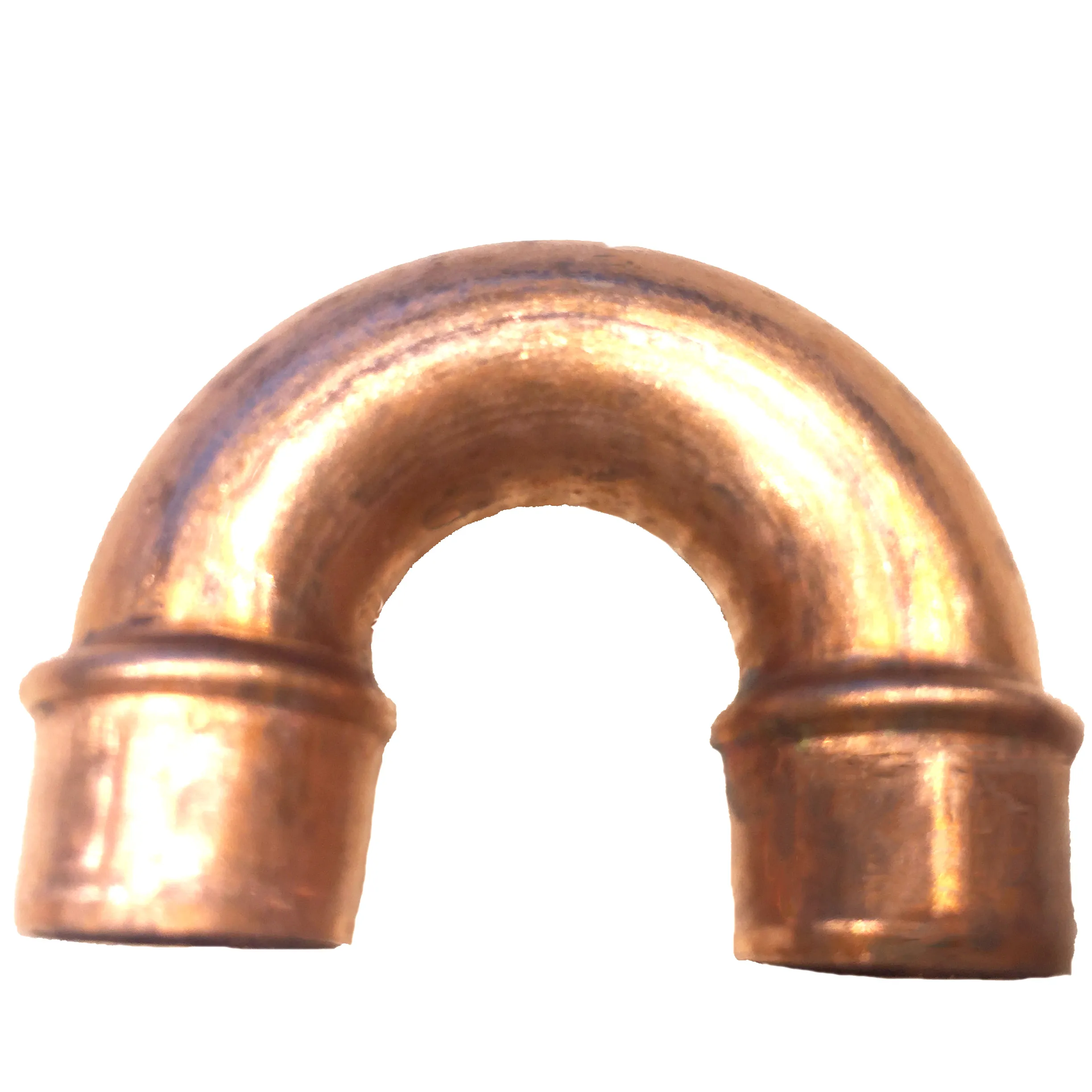 Small U-shaped copper elbows copper pipe fittings