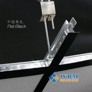 各种样式/白色天花板t网格组件，t杆吊顶网格，Fut t网格瓷砖油漆龙骨天花板框架32/38 - Product Image 5