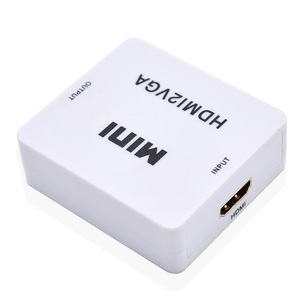 Convertidor HDM1 a VGA HD VGA Convert 1080p Audio y video HDM1 Adaptador 1960*1080p AV a HDM1 Adaptador