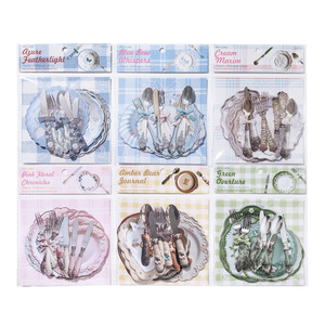 18 Tờ/Gói Sticker Bộ Đồ Ăn Không Thị Loạt Pháp Lãng Mạn Phong Cách Ngọt Ngào Kế Hoạch Vật Liệu Trang Trí - Product Image 4