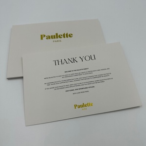 6X4inch роскошная бумага для газетной печати, 300 г/м2, изящный дизайн, золотая, горячая фольга, дешевая, оптовая продажа, бизнес-карта на заказ, благодарственная открытка - Product Image 1