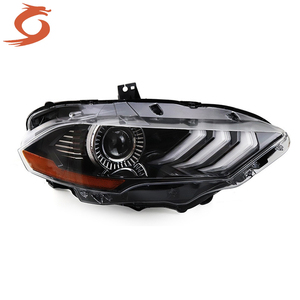 Ford Mustang için uygun 18-19 far takımı Mustang abd şartname far güçlendirme LED gündüz farları - Product Image 4