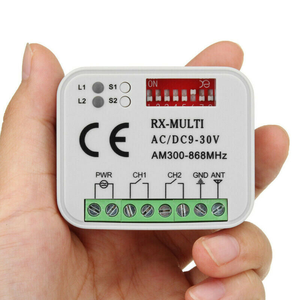 AC DC 12-24V 2-канальный универсальный мультиприемник RX Multi 300-868 MHz - Product Image 1