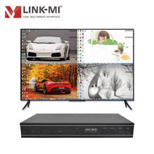HDMI 4x1多查看器无缝切换器4K60 HDMI多查看器，带音频去嵌入多视图HDMI切换器，带光学音频 - Product Image 1