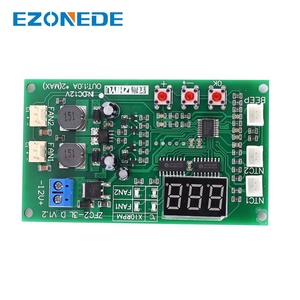 DC 12V 2A 2-Channel PWM 3-Wire Fan Intelligent Temperature Controller Digital Display Speed GovernorためPC Fan/Alarm - Product Image 2
