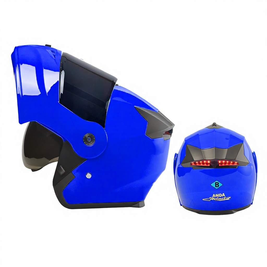 Sapphire blue-brown mirror led tail light-3C certification