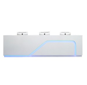 定制现代风格美容沙龙柜台桌接待办公桌设计 - Product Image 5