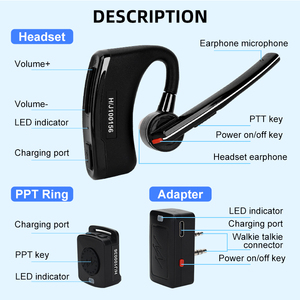 2.4G ANC <strong>system</strong> wireless <strong>intercom</strong> headset - Product Image 3
