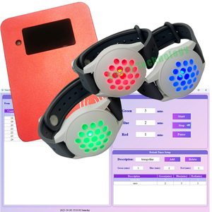 Wireless Charging Timer Wristbands Mini Waterproof <strong>Computer</strong>-<strong>Controlled</strong> <strong>Software</strong> OEM Bracelet Timer Amusement Park Countdown - Product Image 1