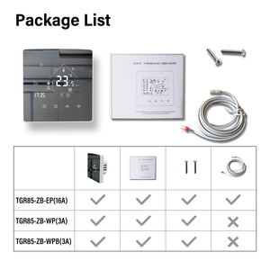 BEOK TGR85-ZB Tuya Zigbee с сенсорным экраном, Wi-Fi, подогрев пола, программируемый умный термостат для обогрева комнаты - Product Image 5