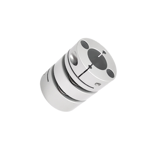 Büyük tork step Motor kodlayıcı kama tek ve çift sıkma alüminyum alaşım diyafram kaplin esnek - Product Image 2