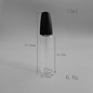 Ecannal 15mlプラスチック製ニードルドロッププラグボトル、子供用蓋付き