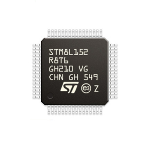 新しいSTM8L152R8T6パッケージLQFP6416MHzフラッシュメモリマイクロコントローラーチップ - Product Image 1