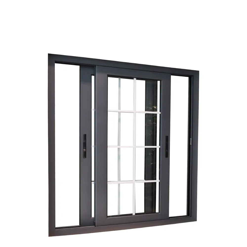 Hong TaiHe porte coulissante double vitrage fenêtres en verre empilable porte patio extérieur empilable balcon portes coulissantes en aluminium