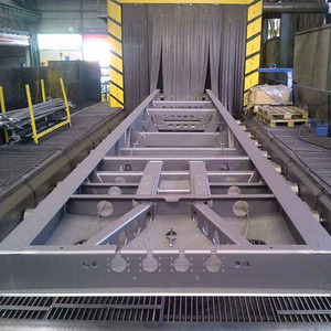 Ucuz fiyat Motor 40KW çelik topu pas kaldırma Mesh kumlama makinesi araçları - Product Image 2