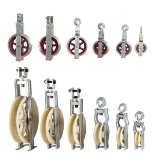 High Precision Universal <strong>Single</strong> Sheave Cable Pulleys Customizable OEM Timing Features for Conductors <strong>Stringing</strong> <strong>Block</strong> - Product Image 2