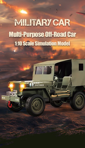 C8815 1/10 uzaktan kumanda simülasyon modeli Off-Road 4WD sürücü dublör araç Metal şasi yan muhafızları çerçeve USB kablosu dahil - Product Image 2